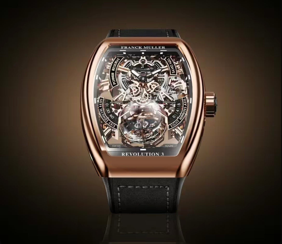 Franck Muller Vanguard Tourbillon
Revolution 3 Skeleton 55,9 x
46mm