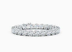 Klassisches lineares Tennisarmband mit Diamanten